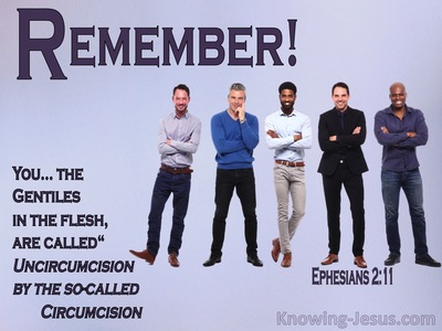 Ephesians 2:11 Remember  You Were Once Called Uncircumcision (purple)